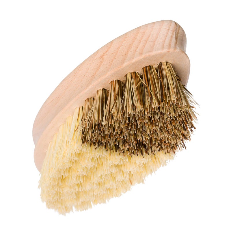 REDECKER Hard and Soft Side Vegetable Brush - Beechwood Handle - 2 Different Bristle Strengths for Cleaning Delicate or Tough-Skinned Vegetables, 5-1/4 inches - Vegetable Scrubber, Made in Germany - Image 2